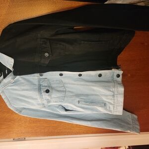 Two-Tone Denim Jacket